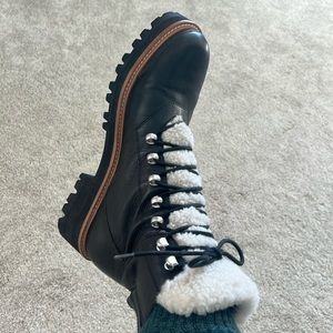 Marc Fisher like NEW lugsole boots size 9